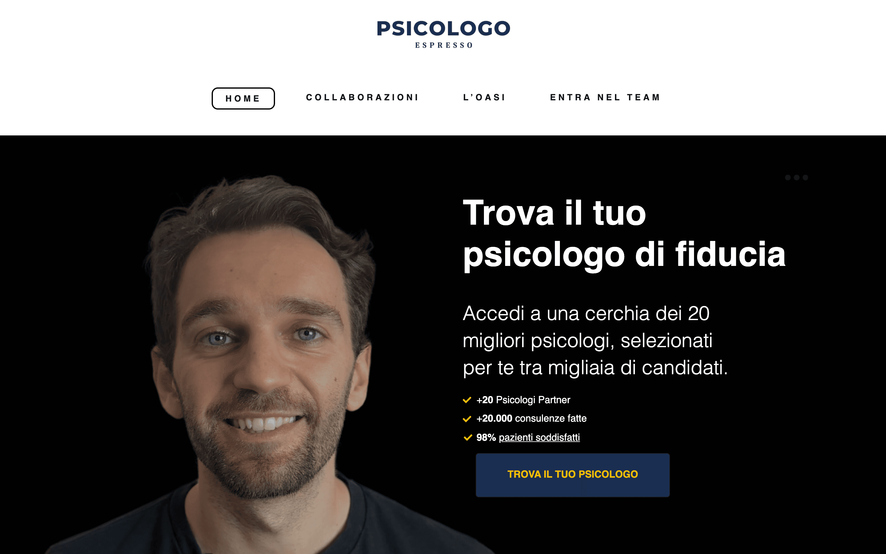 Screenshot Psicologo Espresso